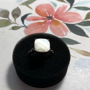 Pandora White Stone Ring